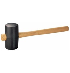 Rubber hammer, head diameter 55 mm