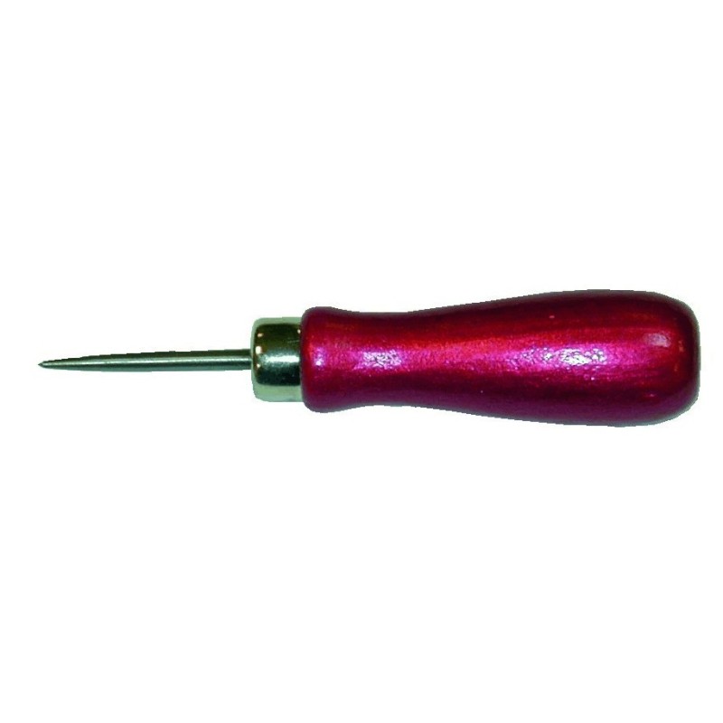 Scriber with wooden handle, round blade 40 mm