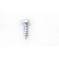 Hex head screw, steel zinc plated