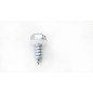 Hex head screw with PA disk, steel zinc plated