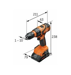 copie de FEIN Bohrschrauber ASCM 18 QSW AS Set 5 Ah